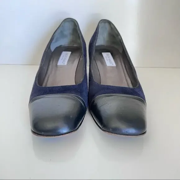 Bruno Magli Classic Navy Heels - Picture 3 of 13